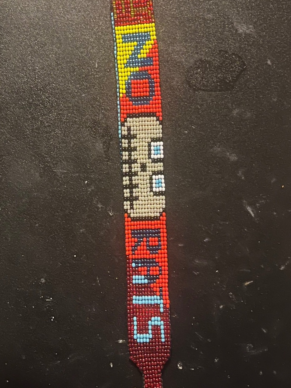 BEAUTIFUL BEADWORK! keychain / Lanyard. Stoner Series- No Rats 10"